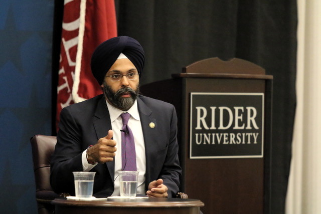 Attorney General addresses state, federal issues during talk at Rider University