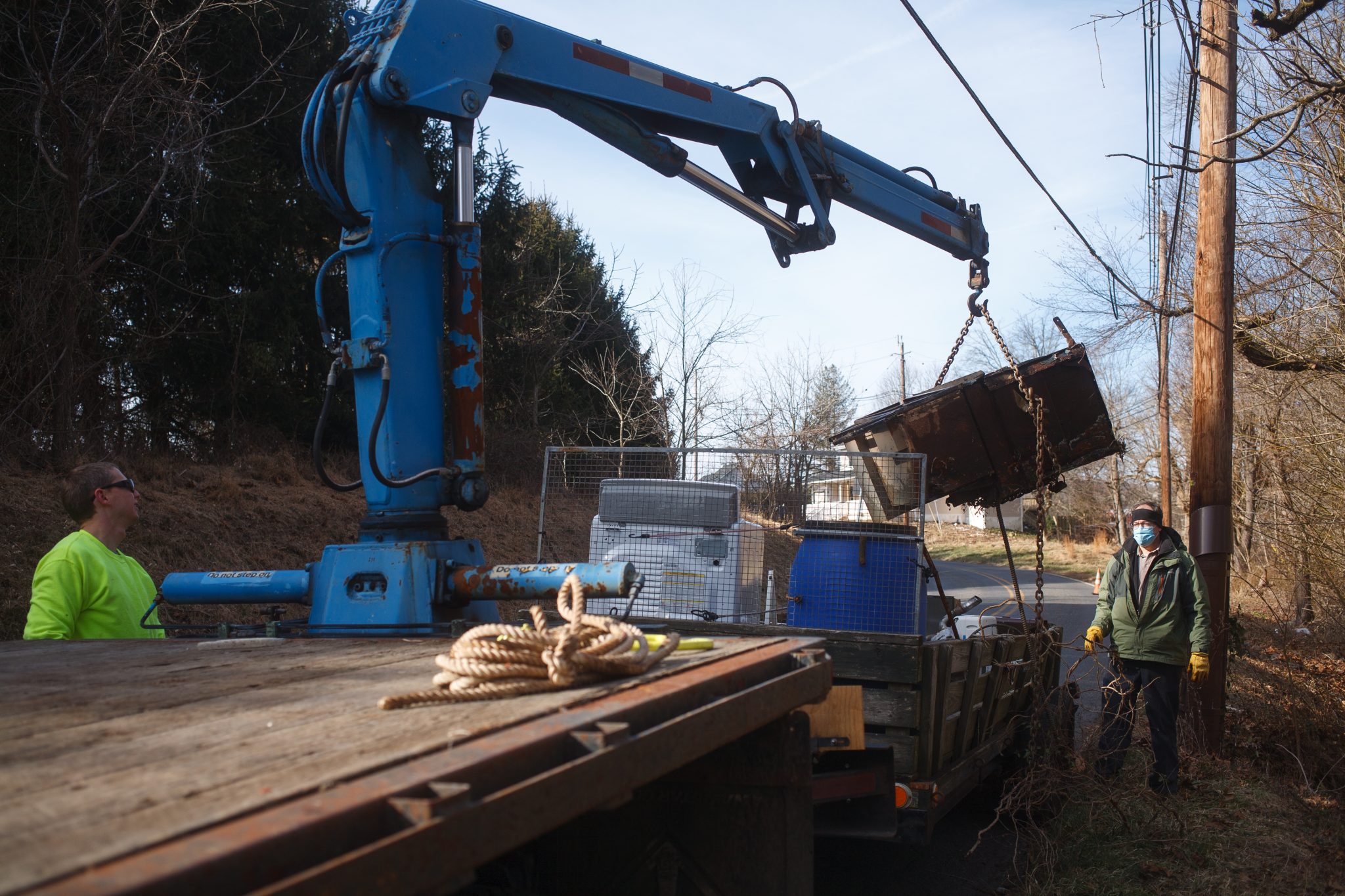 Resident uses own equipment to clear out Stony Brook Watershed