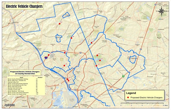 Electric vehicle charging stations aid Mercer County efforts in sustainability