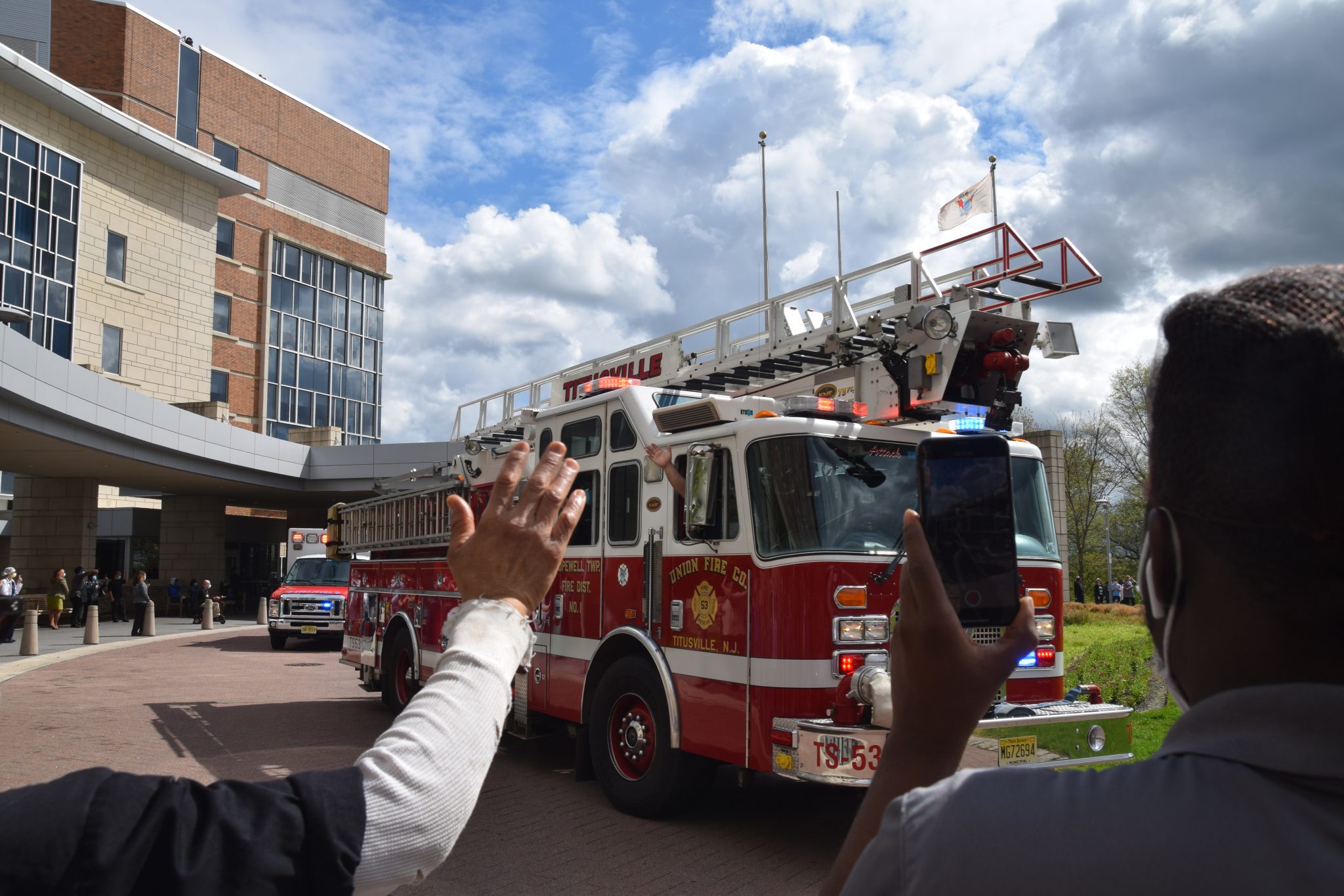 Capital Health Medical Center health care workers receive appreciation parade