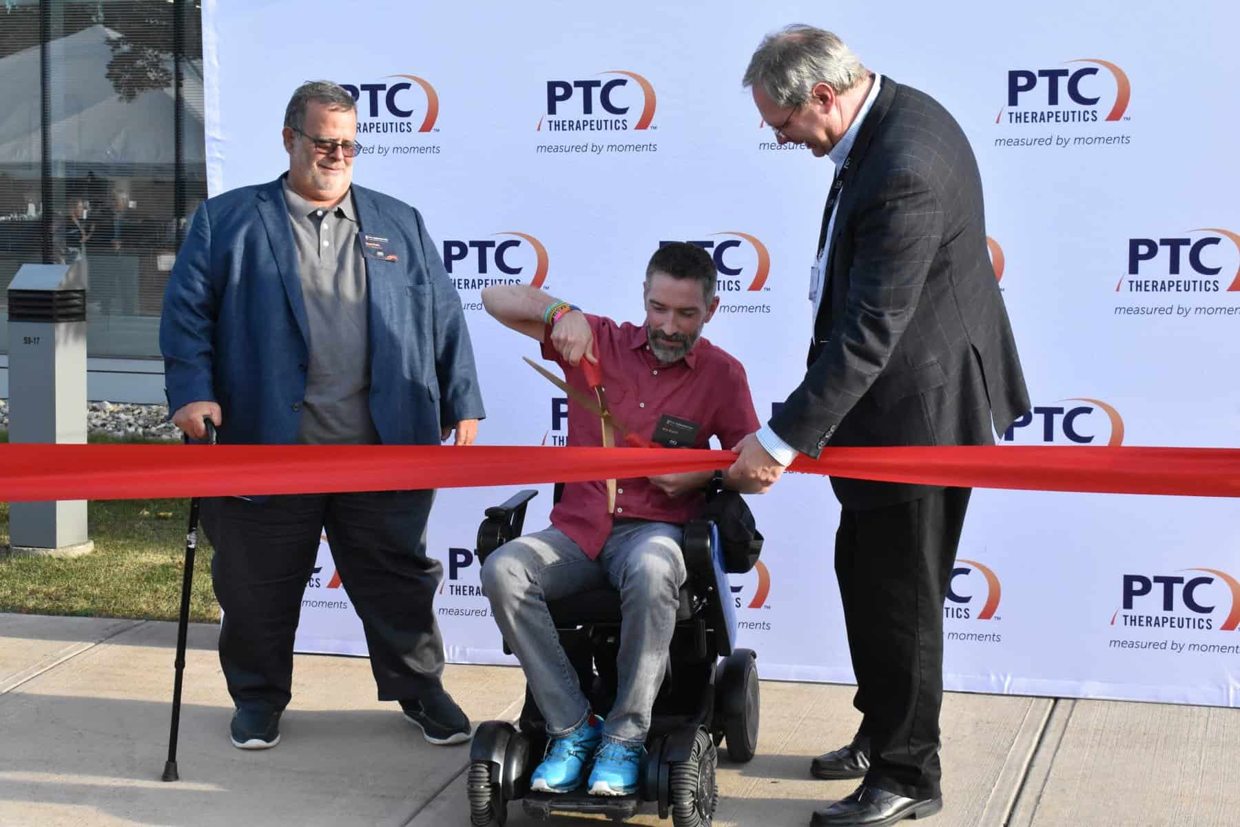 PTC Theraputics officially celebrates opening of new facility on former BMS campus