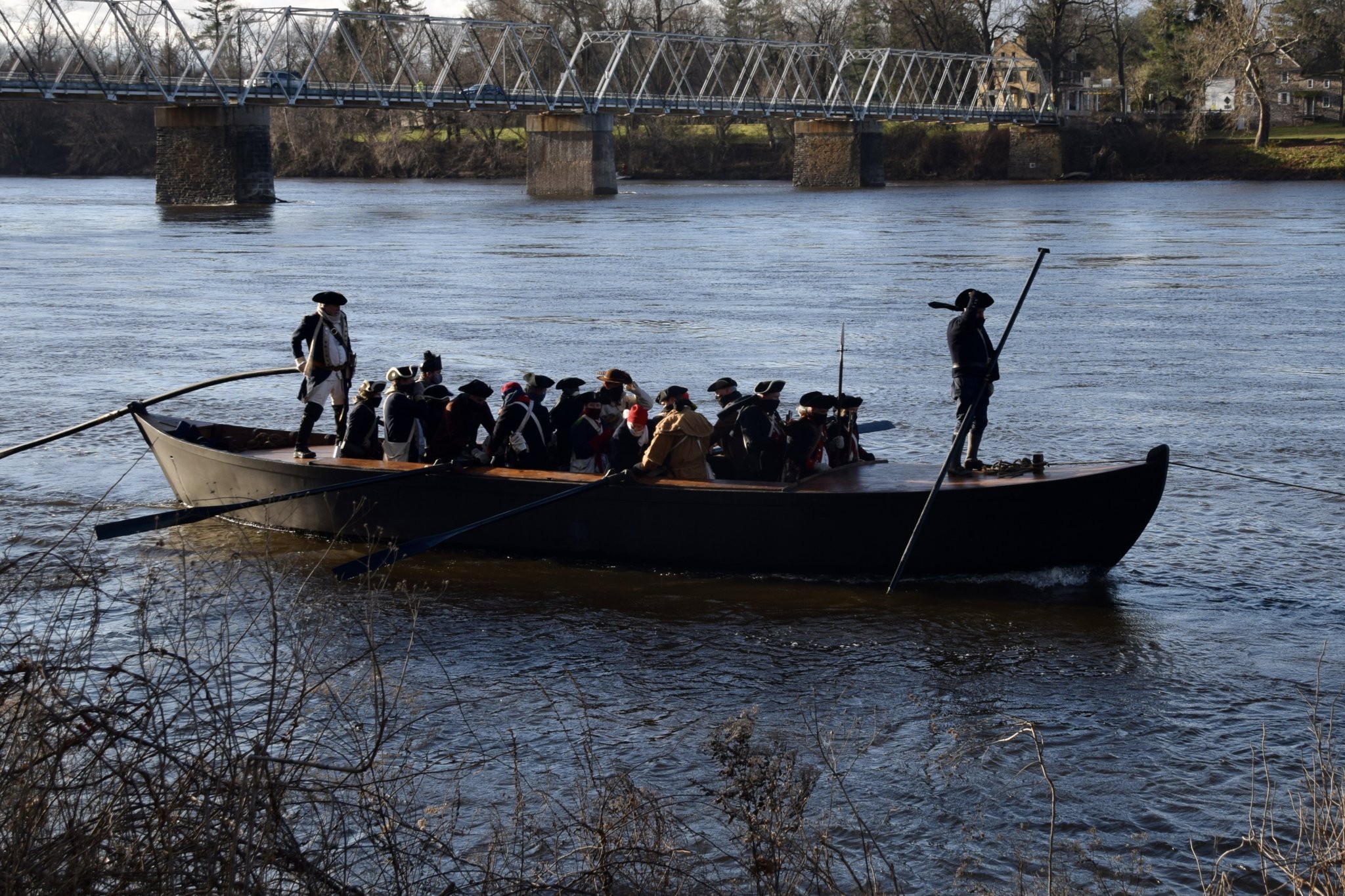 Re-enactment of Washington crossing the Delaware will air on Christmas Day