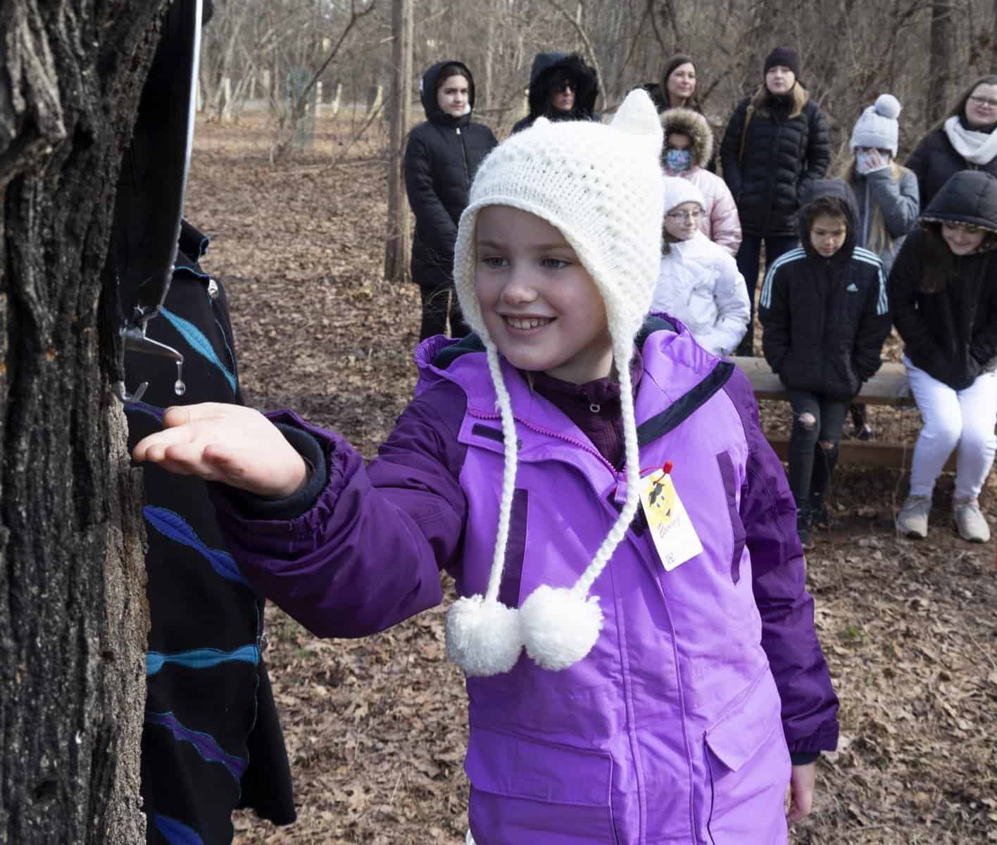 Watershed Institute teaches children about maple sugaring