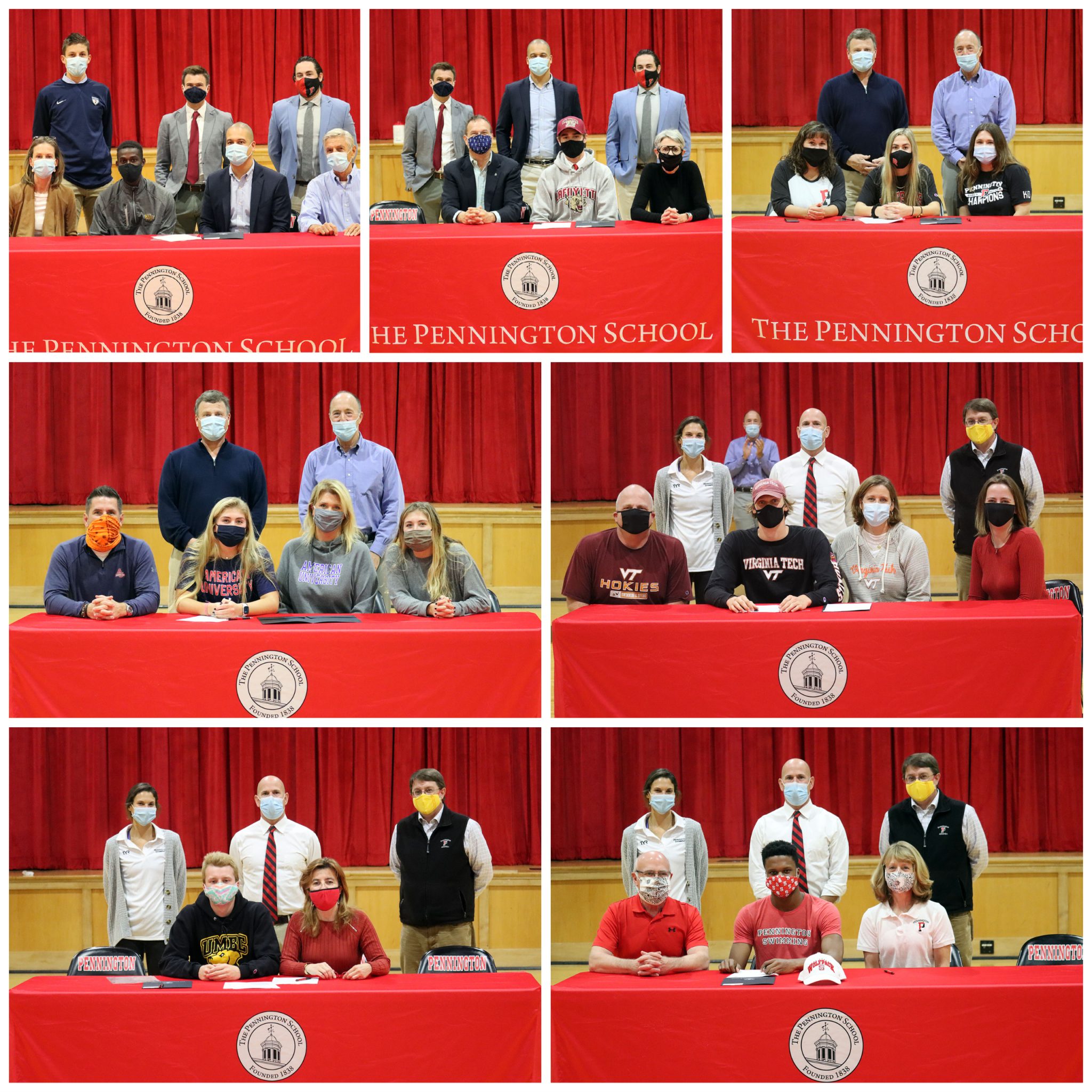 Seven Pennington School seniors to play Division I sports in college