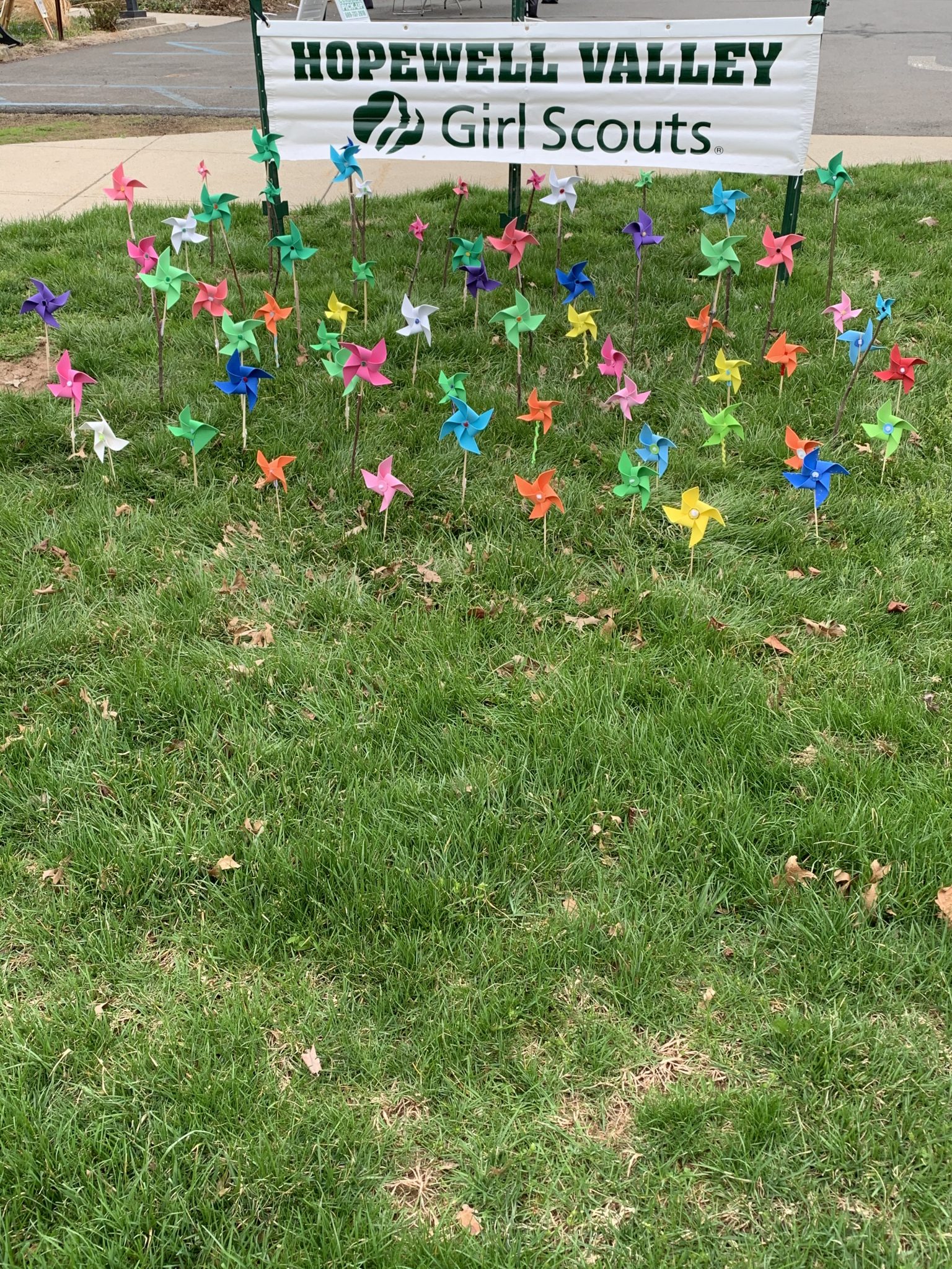 Hopewell Valley Girl Scouts celebrate Thinking Day with peace pinwheels