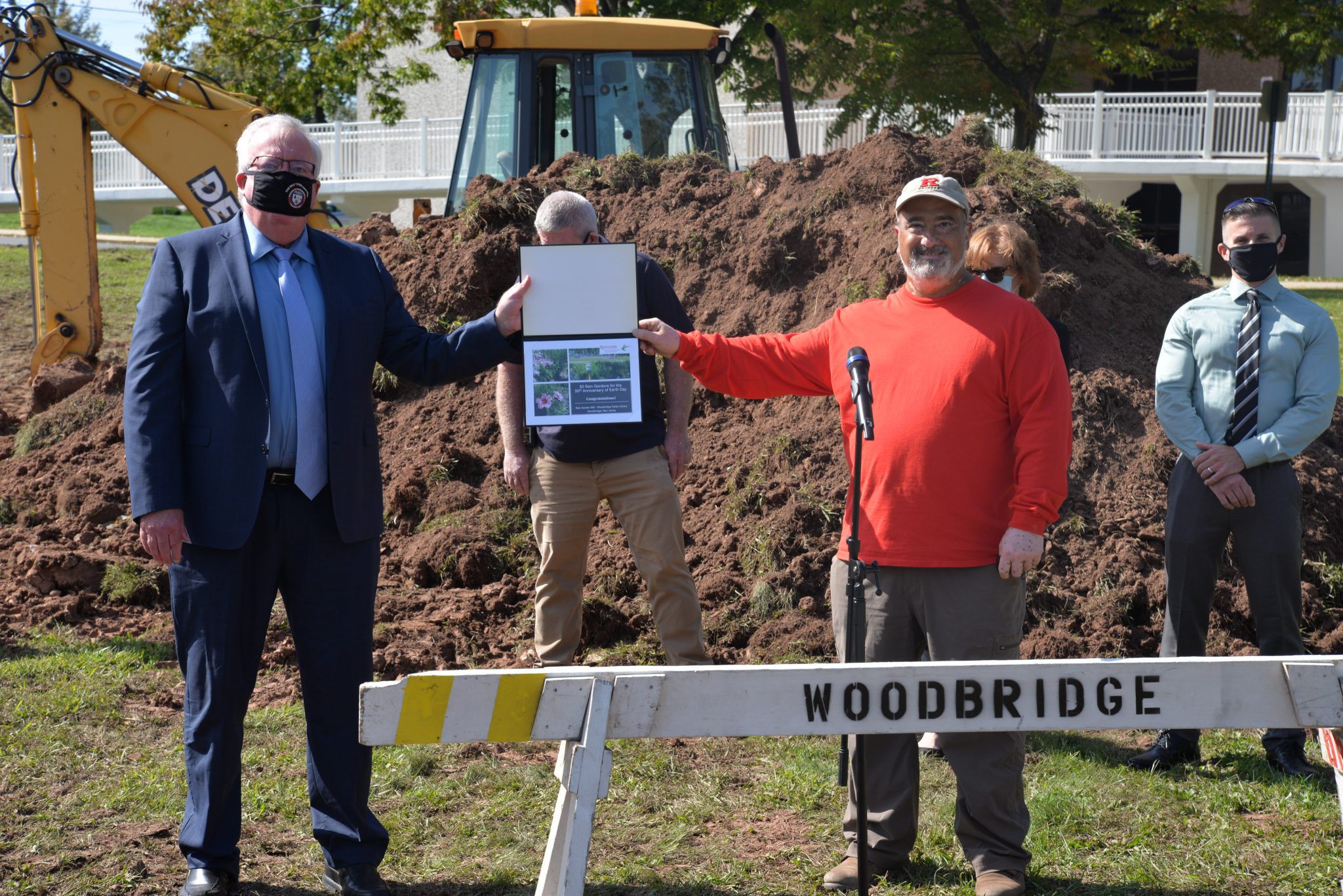 Woodbridge now has eight rain gardens with construction of the Woodbridge Main Library Rain Garden