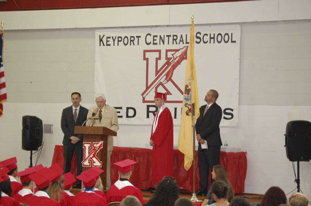 Keyport eighth grader received community service award