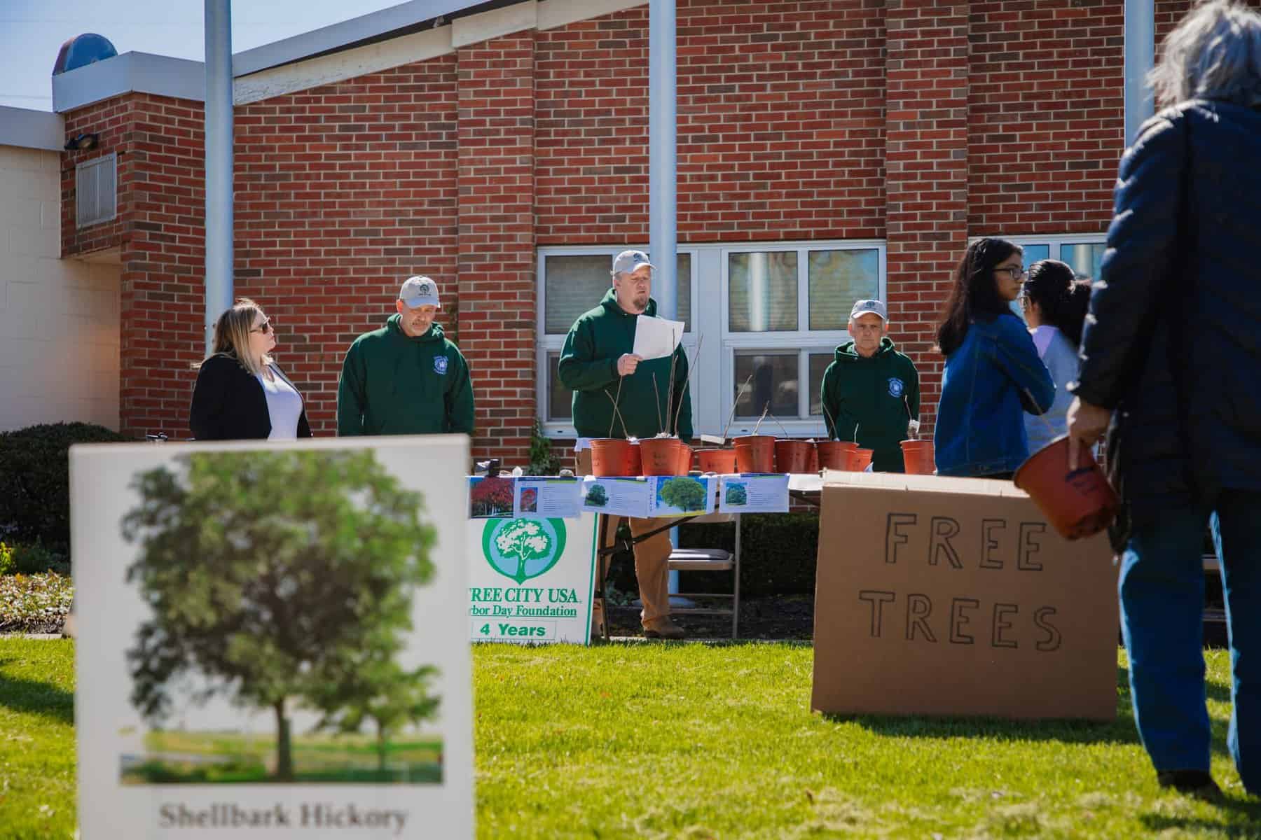 Matawan celebrates Arbor Day with sapling giveaway, poster contest