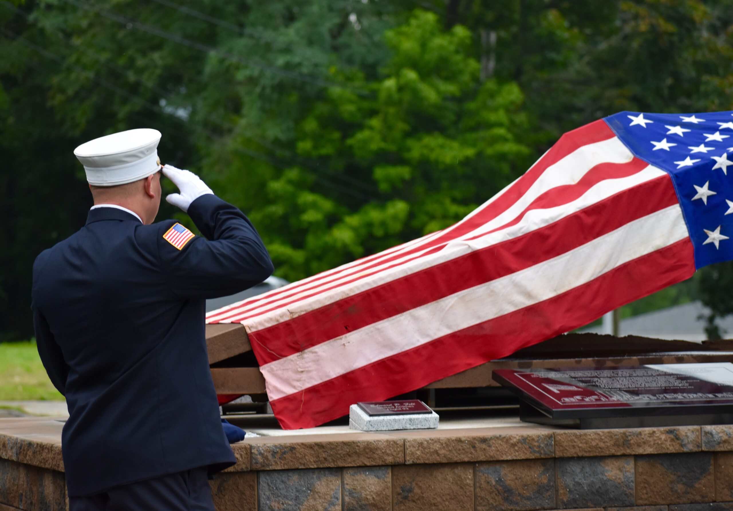 Matawan unveiled commemorative steel from World Trade Center