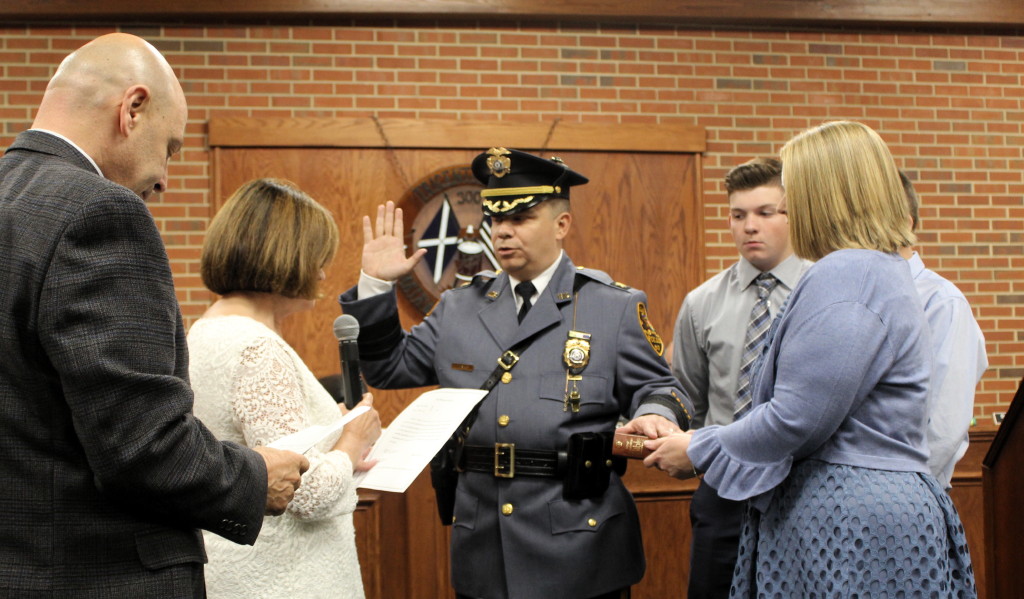 Matawan council swears in new chief of police