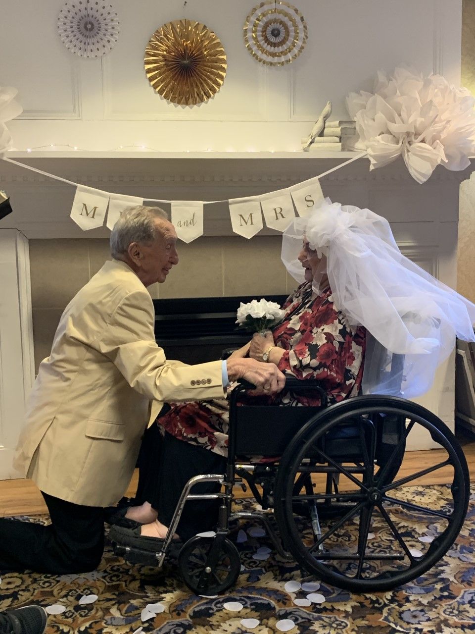 Groom throws a surprise proposal and wedding at Matawan senior home