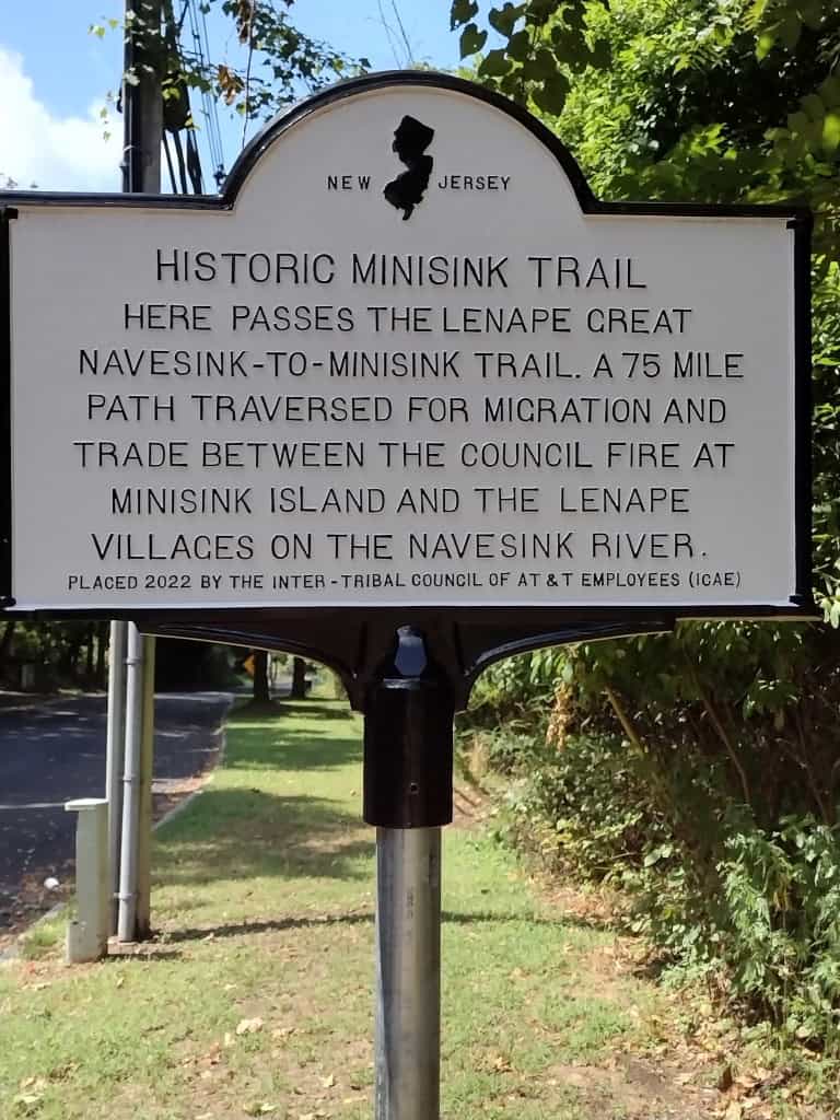 Historical markers honor Lenape Native American trails in Monmouth County