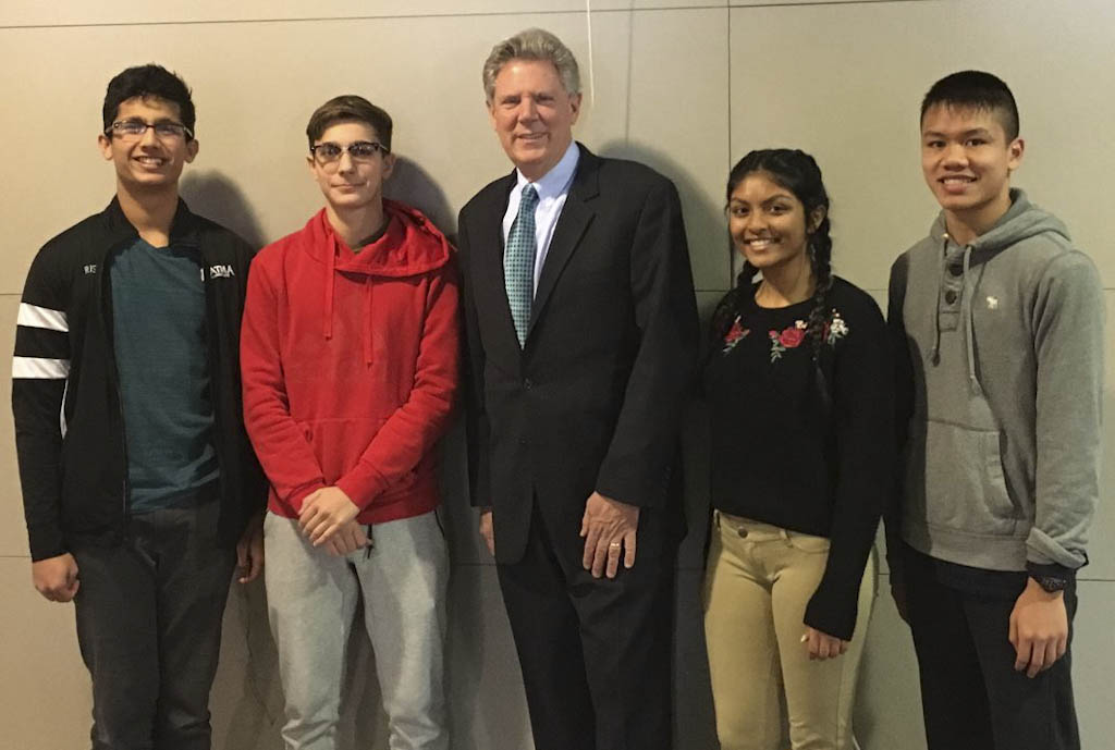 Four High Technology students win Congressional App Challenge