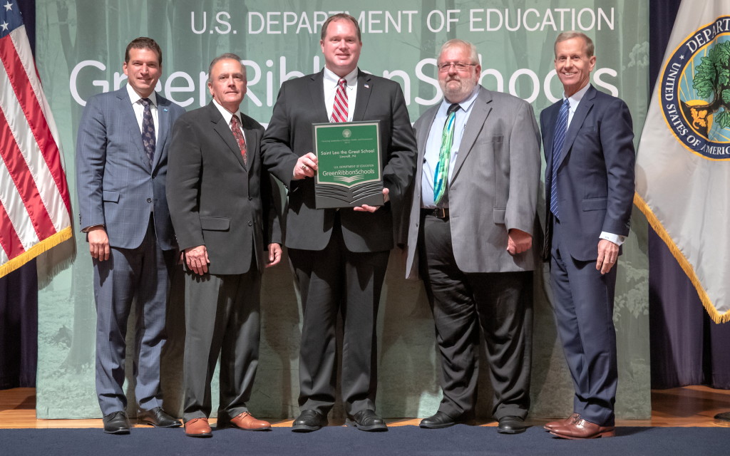 Saint Leo the Great School is first Catholic school in New Jersey to receive national Green Ribbon award