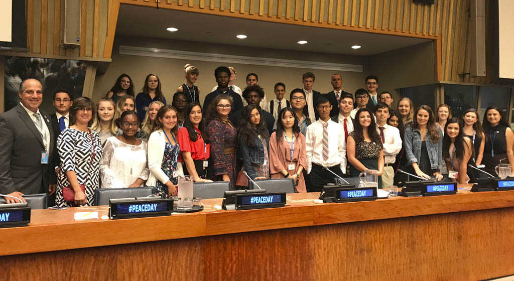 Future leaders visit United Nations