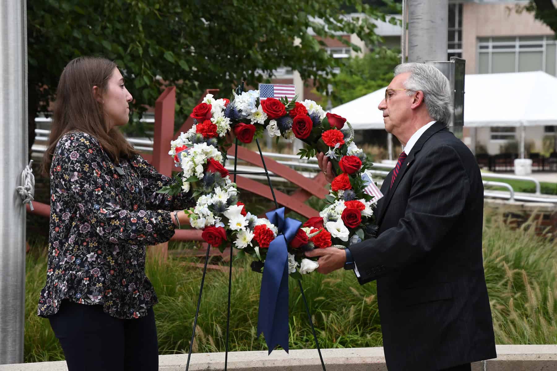 Twenty years later, We will never forget: Former Pennsylvania governor continues to ‘tell the story’ of those lost on Sept. 11 during Rider University’s remembrance ceremony