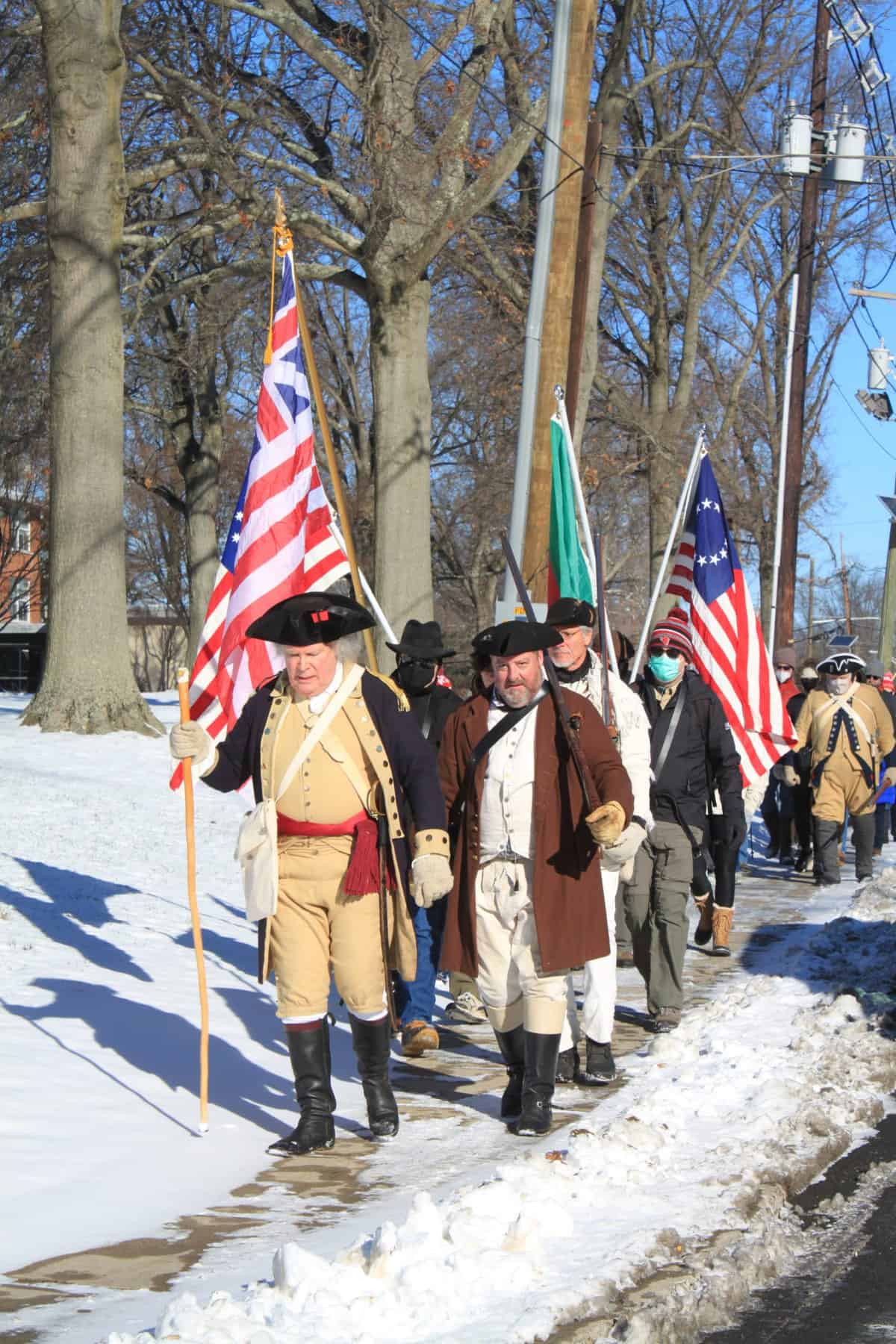 Colonel Hand historic march recounts Americans fighting for freedom