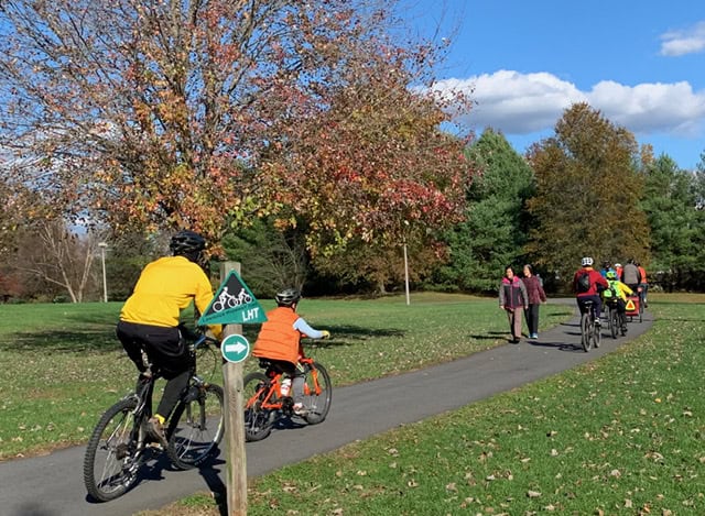 Lawrence Hopewell Trail receives award from Bicycle Coalition of Greater Philadelphia