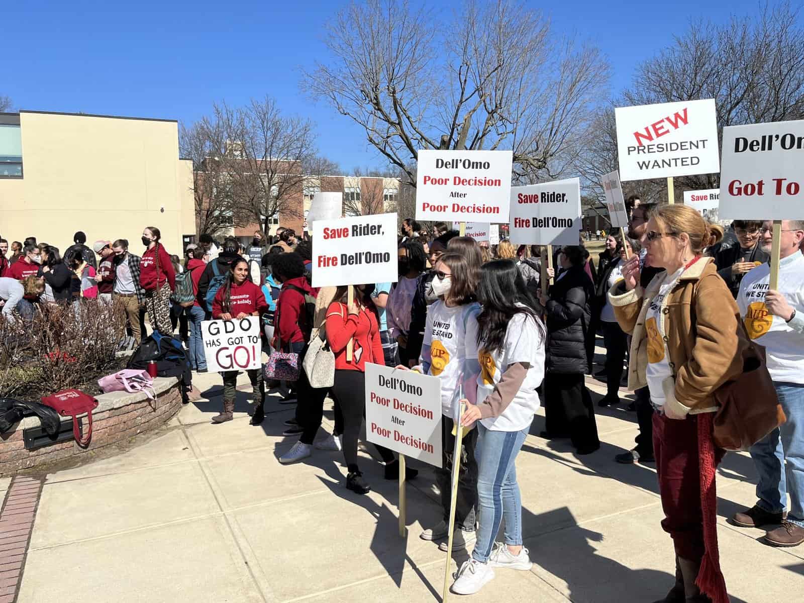 PHOTOS COURTESY OF RIDER UNIVERSITY'S CHAPTER OF THE AMERICAN ASSOCIATION OF UNIVERSITY PROFESSORS