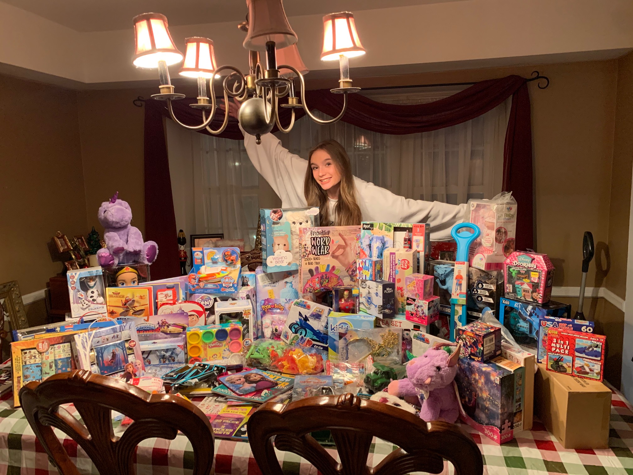 Old Bridge teen donates almost 500 toys to children’s hospital