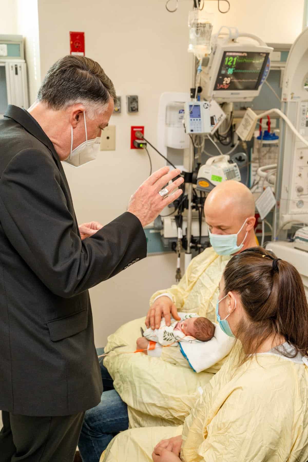 Bishop blesses patients, staff at Saint Peter’s University Hospital on World Day of the Sick