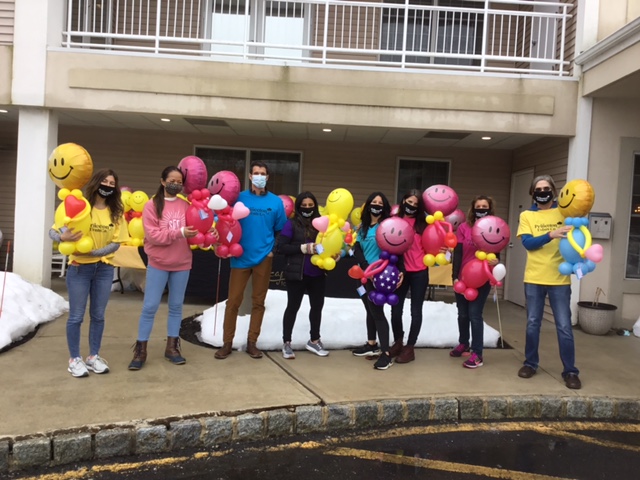 Seniors surprised with Balloon Buddies at Brandywine Princeton