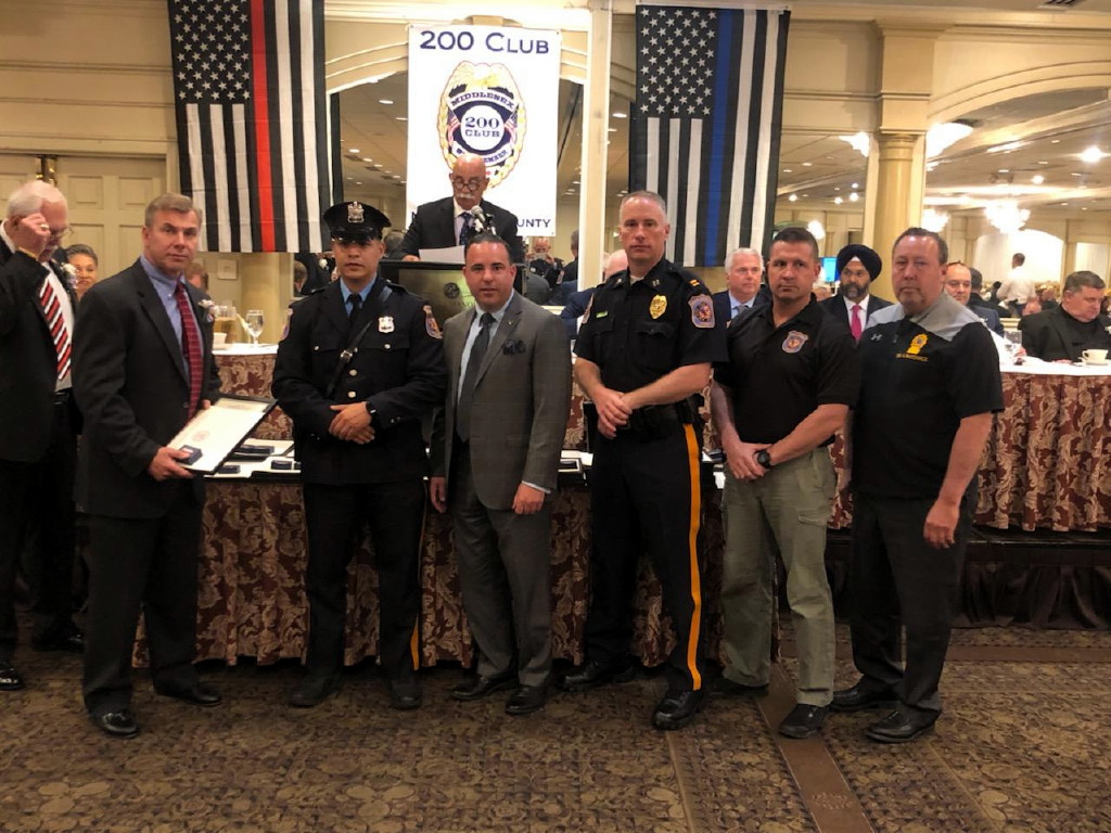 North Brunswick officers honored by Middlesex County 200 Club