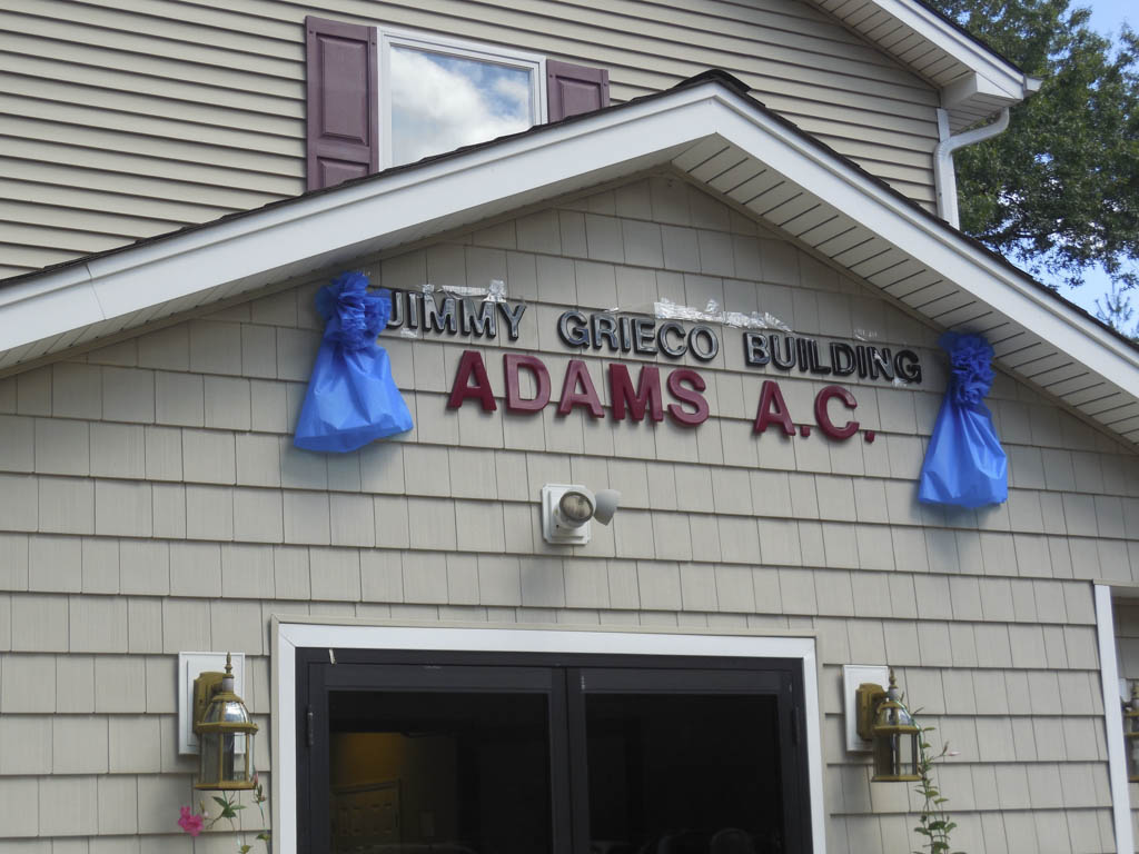 Adams AC dedicates building to longtime member Jimmy Grieco