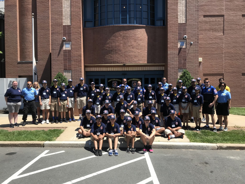 North Brunswick Junior Police Academy cadets learn about healthy behaviors