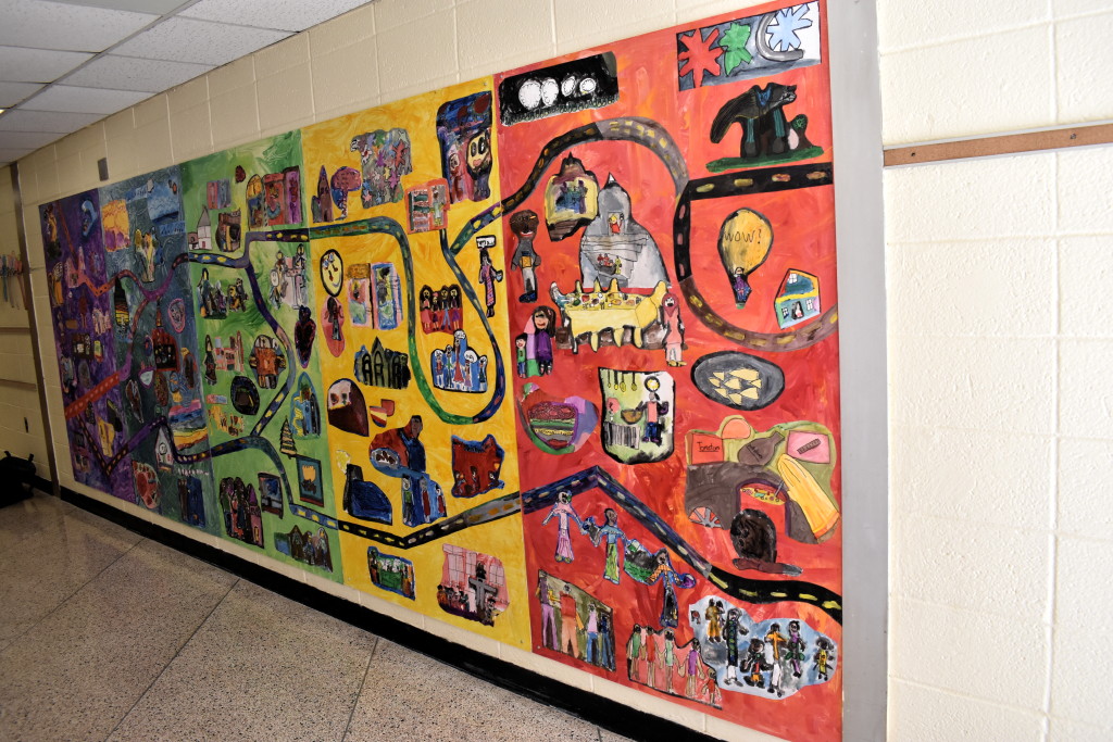 Livingston Park students celebrate diversity through mural