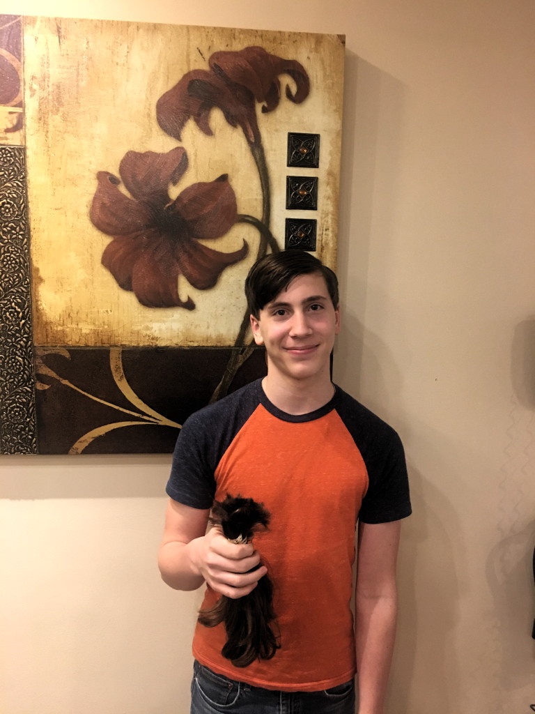 North Brunswick teen donates hair to Locks of Love