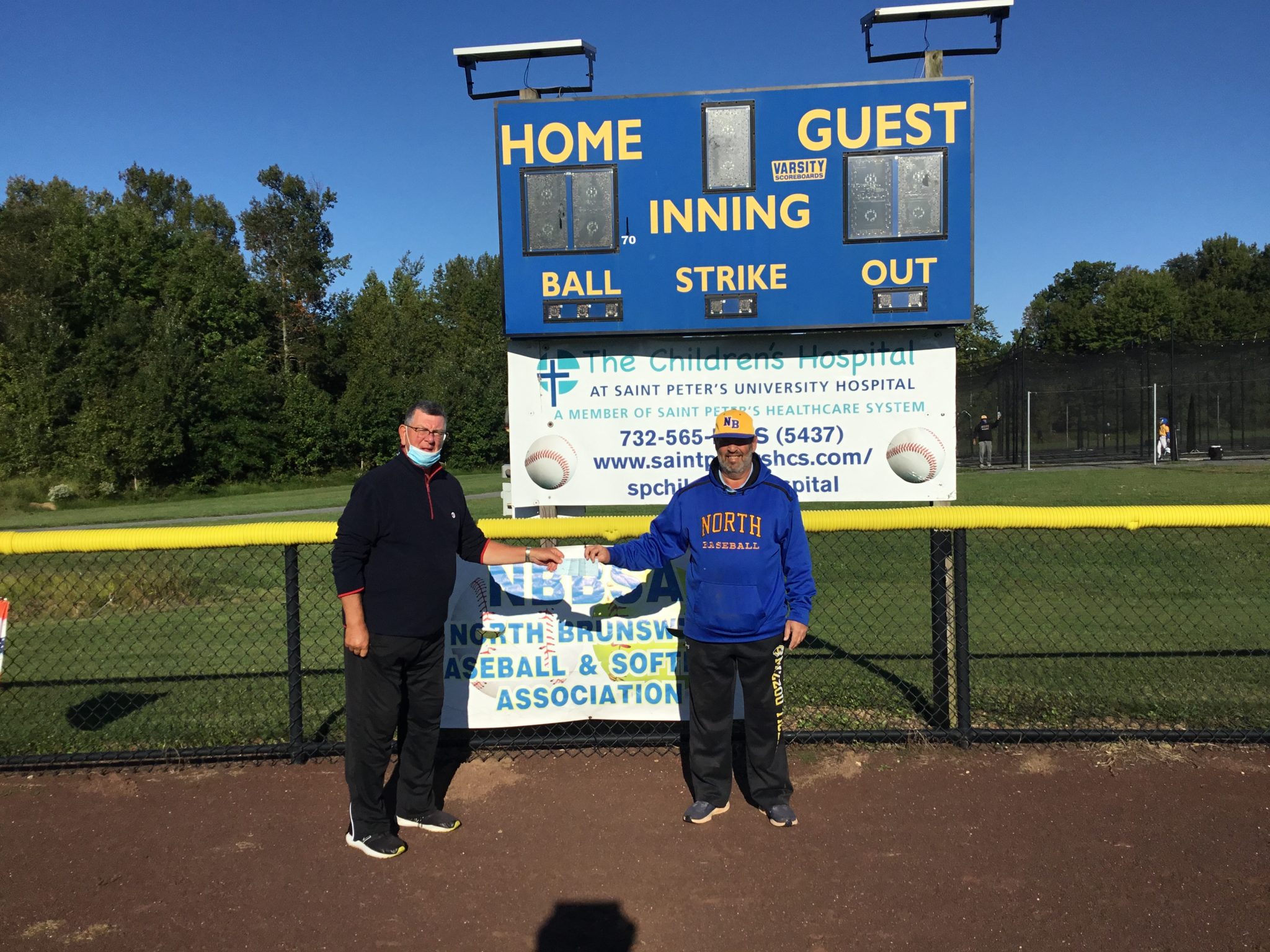 North Brunswick Baseball and Softball Association contributes to special needs school supplies drive