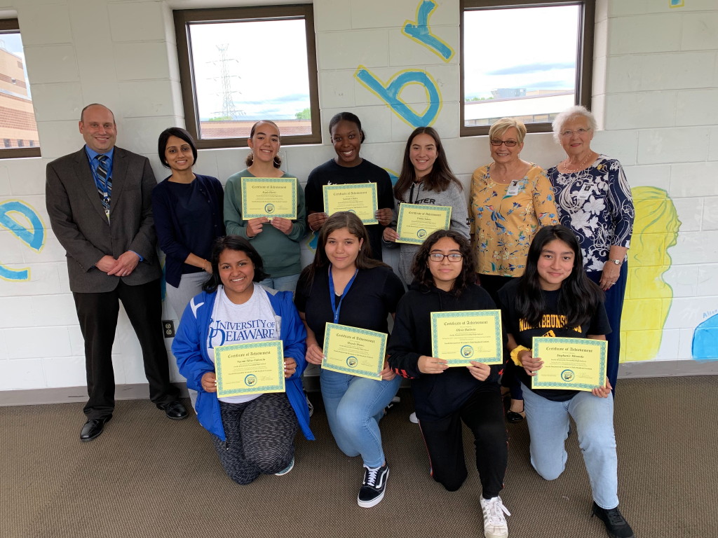 NBTHS students awarded by North Brunswick Woman’s Club for creative writing entries