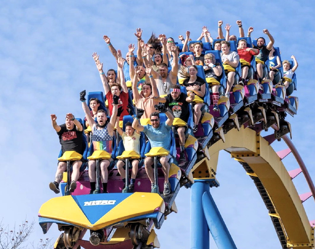 North Brunswick man braves the cold to ride 80-mph roller coaster at Great Adventure