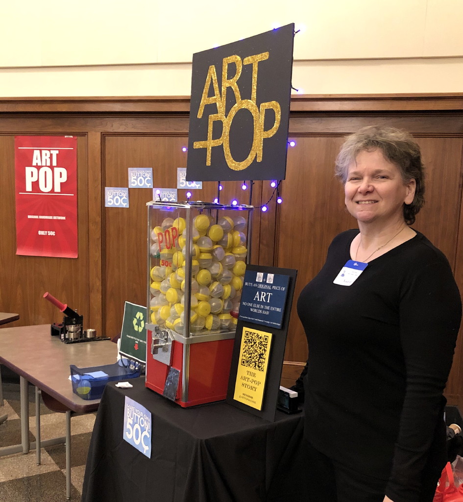 NBTHS Art Pop machines displayed at New Jersey State House