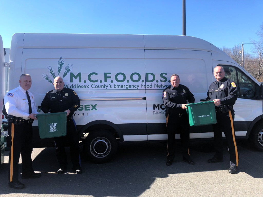 County police departments support MCFOODS with food drives