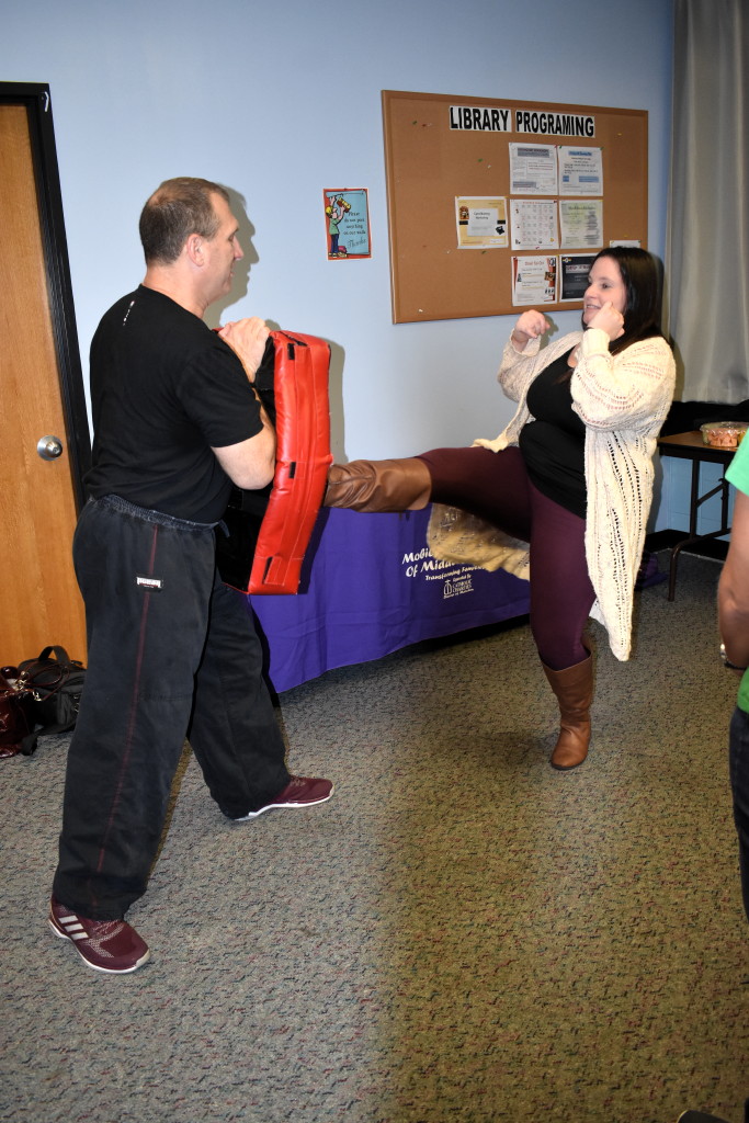 Self defense seminar hosted by Tiger Schulmann’s of East Brunswick, Mobile Family Success Center of Middlesex County at North Brunswick Library