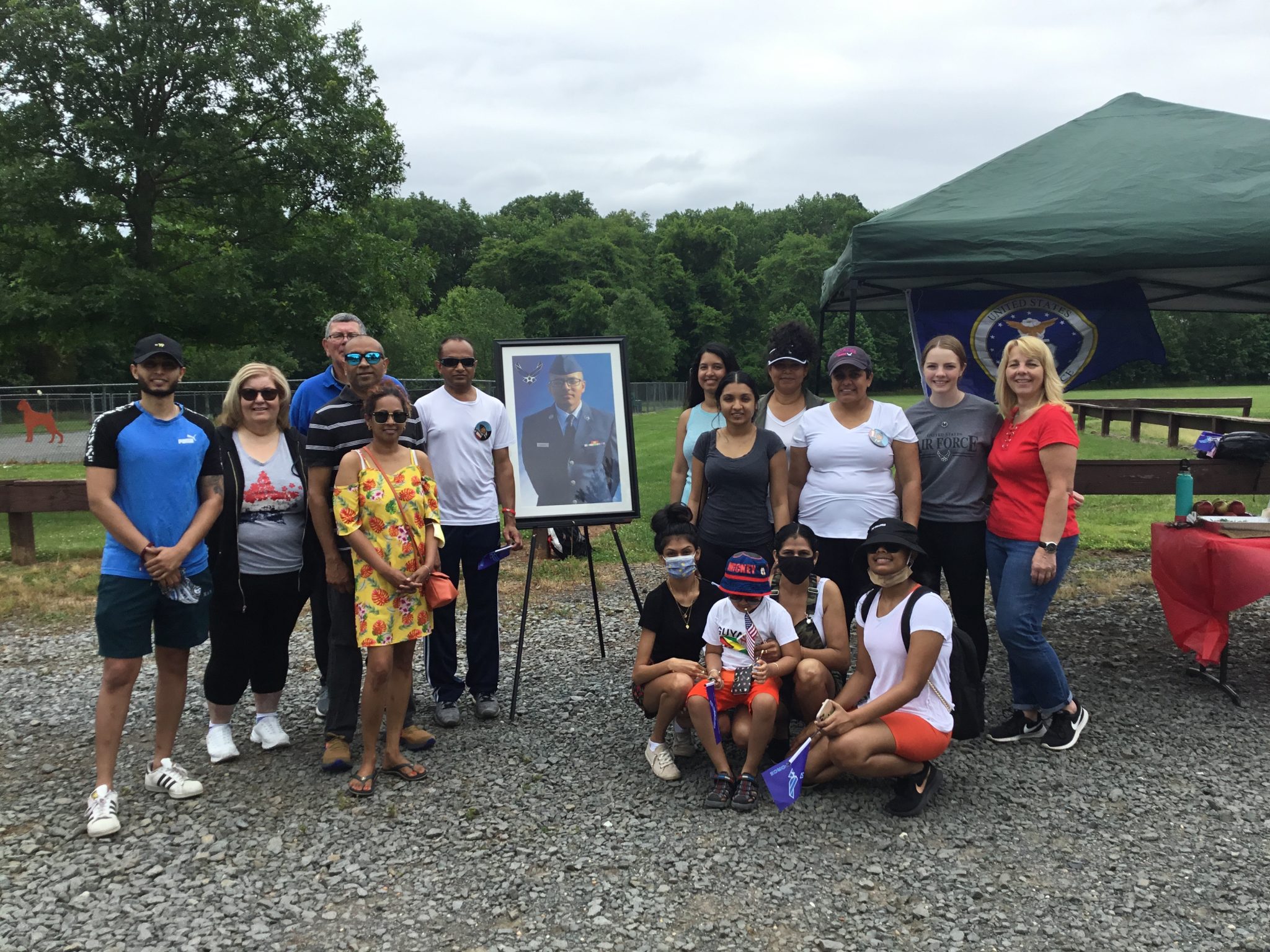 Rucking event collects food in memory of U.S. airman