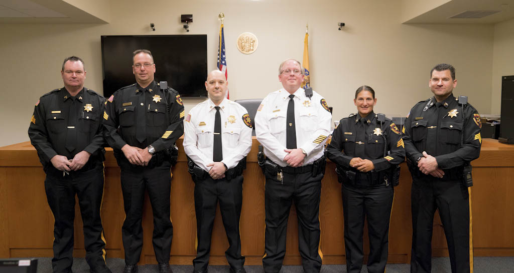 Six sheriff’s officers promoted in Middlesex County