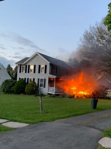 Hundred-year-old South Brunswick home heavily damaged by fire