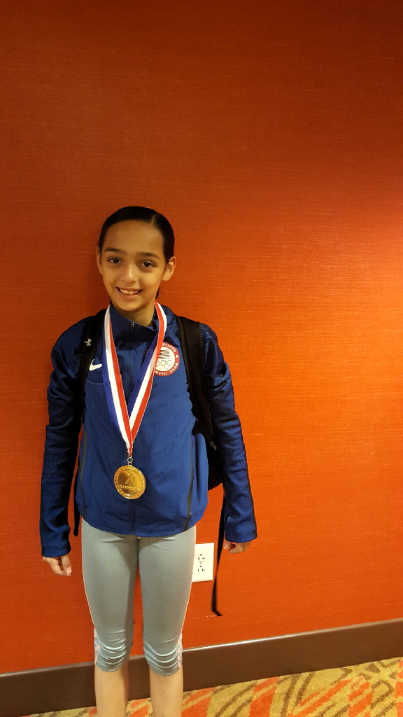 Young gymnast set to compete in Russia in November