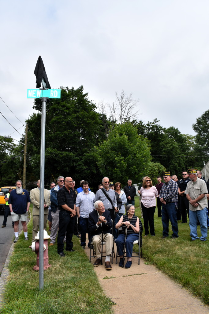 South Brunswick holds first veteran street sign dedication ceremony