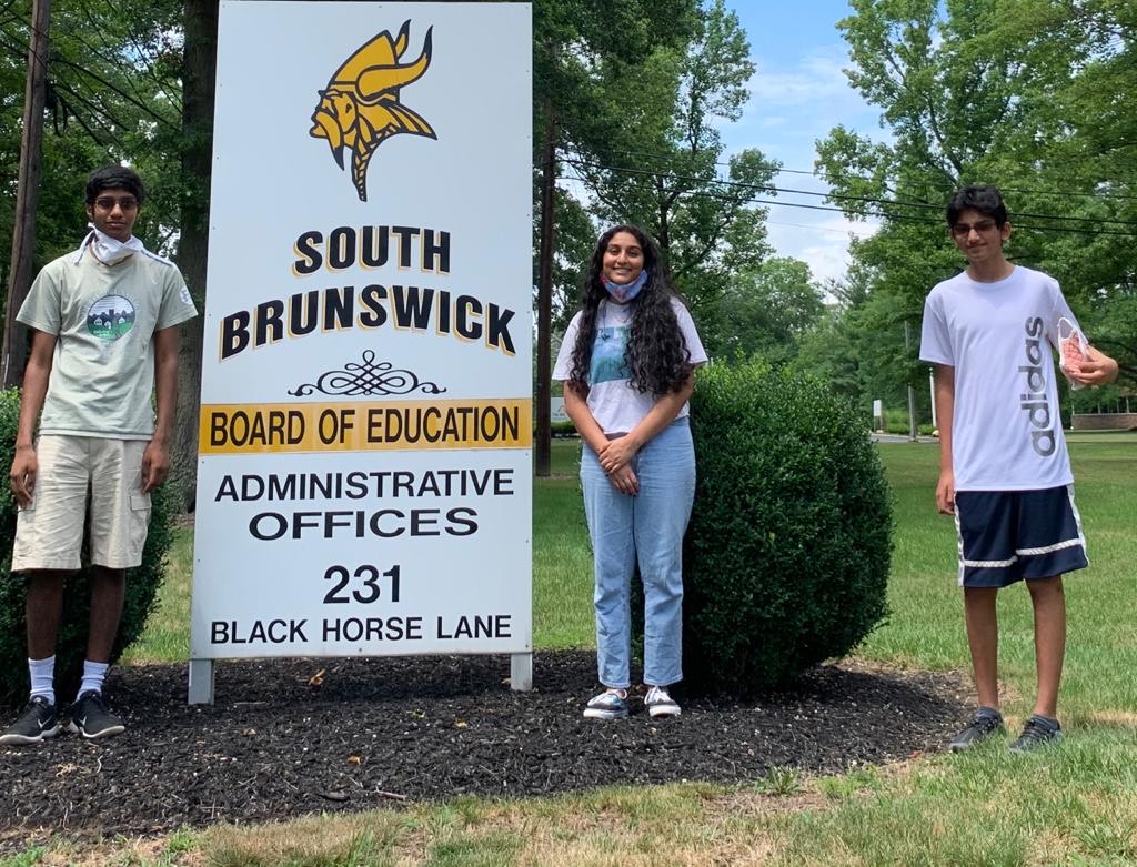 Students make, donate masks to South Brunswick School District