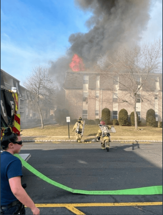 Father tosses baby from window to first responders as fire rages through Southridge apartments in South Brunswick