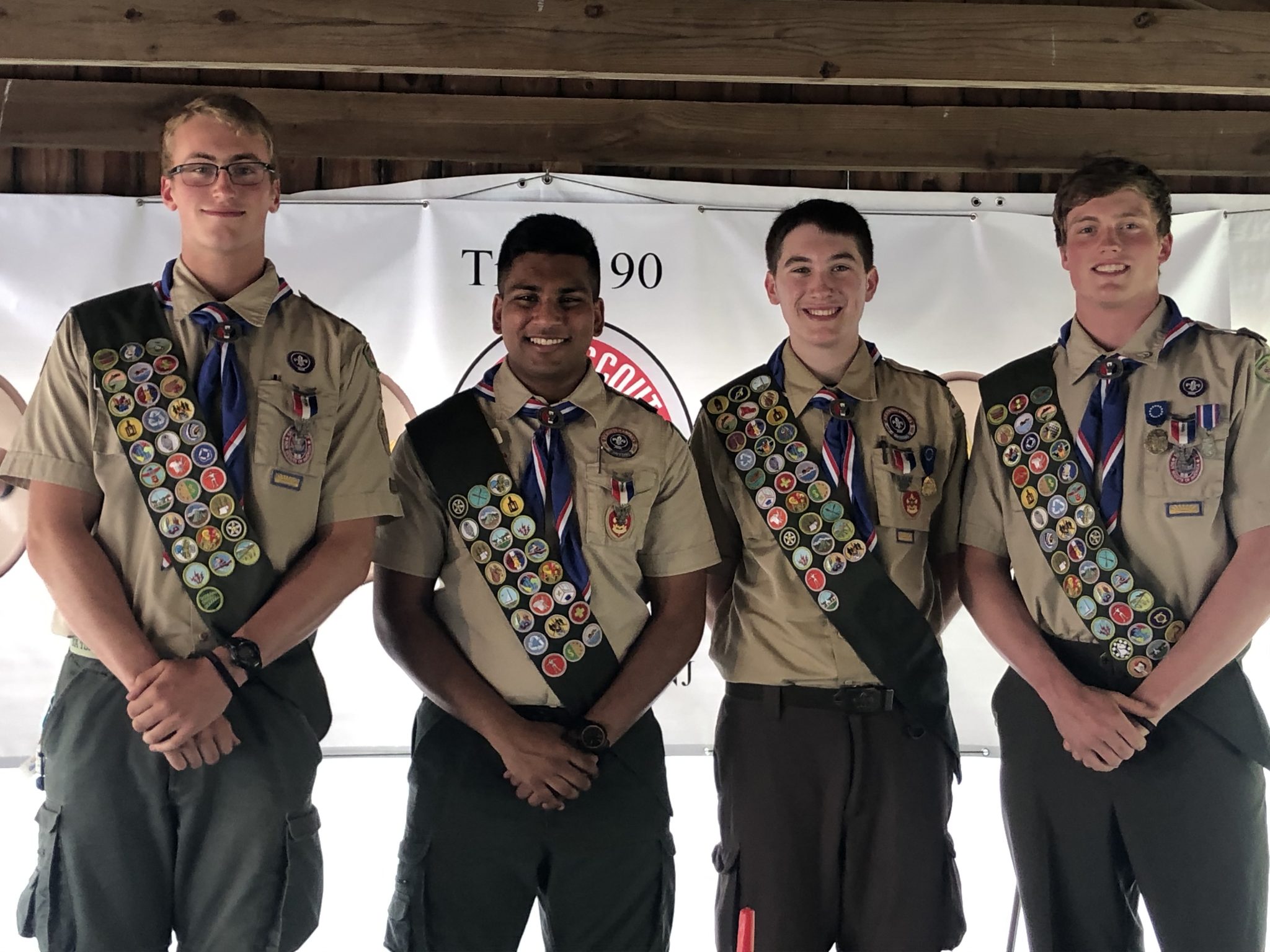 Four Kendall Park Boy Scouts reach highest rank