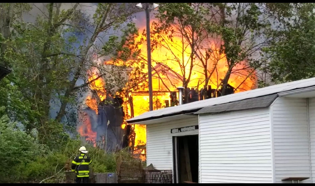 Historic barn in South Brunswick that once housed Washington’s troops destroyed by fire from fallen electrical wire