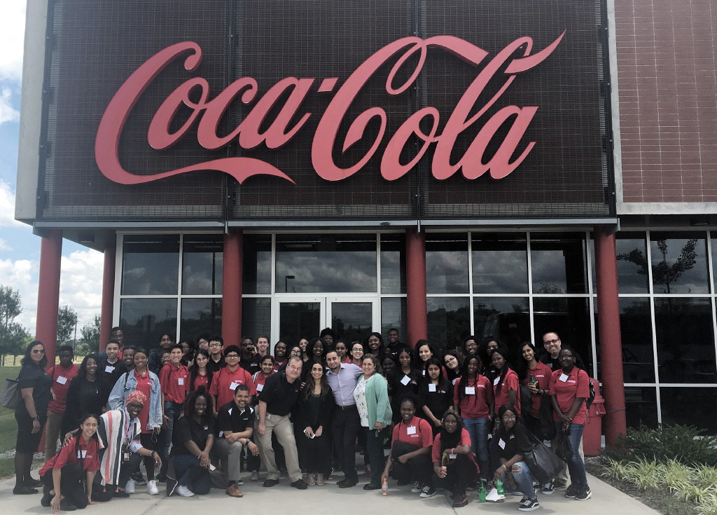 High school students explore career paths at Coca Cola distribution plant in South Brunswick