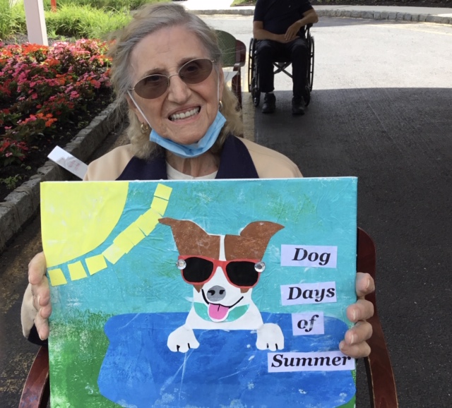 Seniors at Brandywine Living create Dog Days of Summer artwork