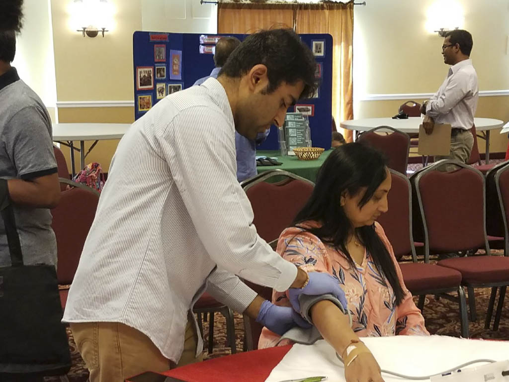 Health fair provides medical exams to dozens