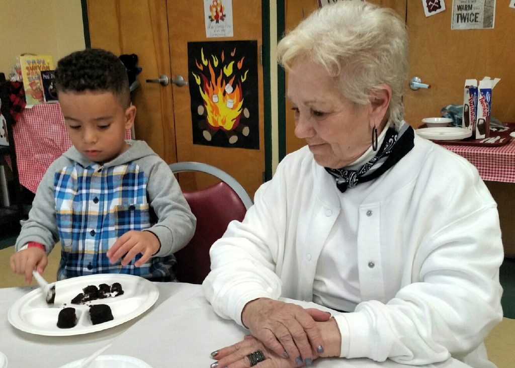 Seniors, preschoolers have fun during Lumberjack Party at South Brunswick Senior Center